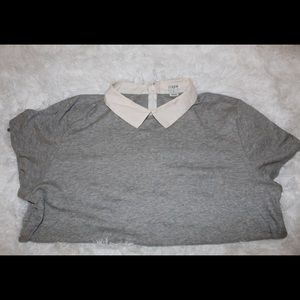 J Crew Peter Pan collared top